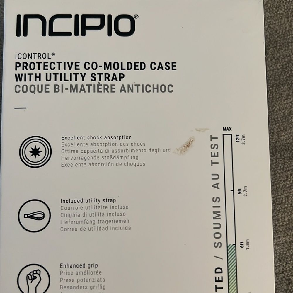 Incipio purple lavender iPhone 6 and 7 6S plus protective case w/ Utility strap - Picture 7 of 10